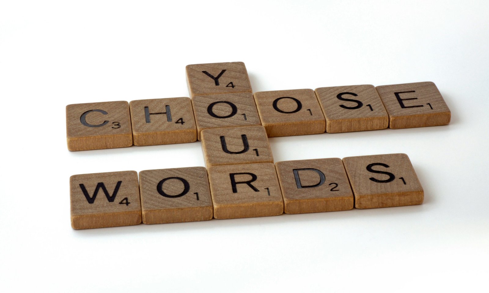 choose your words scrabble pieces, new year workshop, select